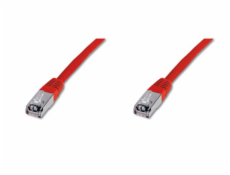 Digitus Patch Cable, S-FTP, CAT 6, AWG 26, červený 5m