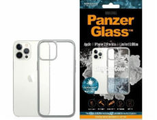 Puzdro PanzerGlass ClearCase Antibacterial Apple iPhone 12 Pro Max strieborný - Satin strieborné 