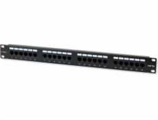 Techly 1U UTP 24xR J45 Cat.5e, patch panel