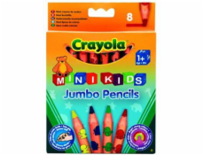 Kredki ołówkowe dekorowane Jumbo Crayola Baby 8 sztuk