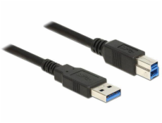 Delock Kabel USB 3.0 Typ-A samec > USB 3.0 Typ-B samec 2,0 m černý