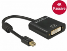 Delock Adaptér mini Displayport 1.2 samec > DVI samice 4K pasivní černý