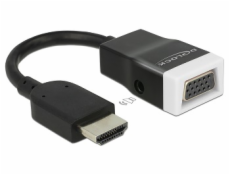 Delock adaptér HDMI-A samec > VGA samice s Audio 