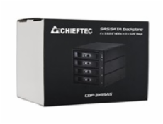 CHIEFTEC SATA/SAS Backplane CBP-3141SAS, 3 x 5.25  bays for 4 SAS/S-ATA HDDs, Hot-Swap, full aluminium