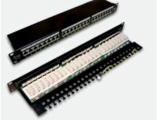 A-LAN Patchpanel FTP 24 portov cat 5e full - PK006