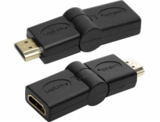 Adaptér AV LogiLink HDMI - HDMI czarny (AH0011)