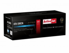 Activejet ATK-590CN toner for Kyocera printer; Kyocera TK-590C replacement; Supreme; 5000 pages; cyan