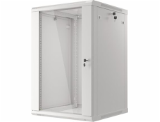 Lanberg skriňa, závesná 19, 18U, 600x600, sivá (FLAT PACK) (WF01-6618-10S)