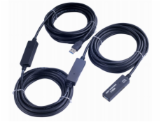 PremiumCord USB 3.0 repeater a prodlužovací kabel A/M-A/F 15m