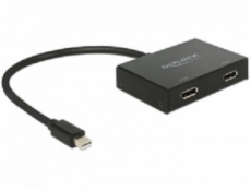 DeLock 87695 Splitter Displayport 1.2 1 x miniDisplayport / 2 x Displayport 4K