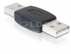 Delock 65011 USB Adapter, USB A čierny samec/samec (spojka)