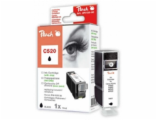 PEACH kompatibilní cartridge Canon PGI-520BK, Black, 19 ml