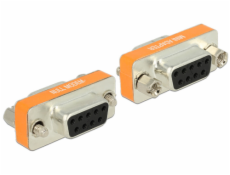 Delock adaptér Null Modem Sub-D 9 pin samice / samice