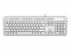 DELL klávesnice KB216/ multimediální/ US/ mezinárodní/ USB/ drátová/ bílá