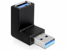 DeLOCK 65339 Adapter USB 3.0 gewinkelt USB 3.0 Stecker auf USB 3.0 Buchse 90° gewinkelt černá