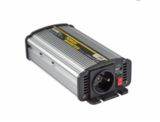 Napěťový měnič Carspa CAR600U-242 24V/230V+USB 600W, modifikovaná sinus (náhrada za CAR500-24) 