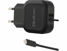 Qoltec 50190 mobile device charger Indoor Black