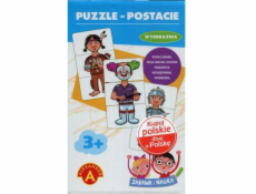 Puzzle Postacie, Zabawa i Nauka