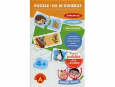 Puzzle Co je zwierz, Zabawa i nauka