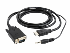 GEMBIRD Redukce HDMI to VGA + audio, 1,8m