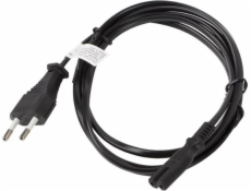 Kabel zasilający EURO (radiowy) CEE 7/16 - IEC 320 C7 1.8M       czarny