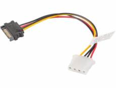 Kabel SATA zasilający - Molex M/F 15cm 