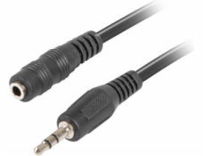 Lanberg CA-MJFJ-10CC-0050-BK audio cable 5 m 3.5mm Black