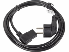 Kabel zasilający CEE 7/7 - IEC 320 C13 kątowy VDE 1.8M czarny