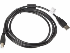 Lanberg CA-USBA-11CC-0018-BK USB cable 1.8 m USB 2.0 USB B Black