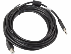 Lanberg CA-USBA-11CC-0050-BK USB cable 5 m USB 2.0 USB B Black