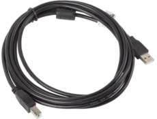 Lanberg CA-USBA-11CC-0030-BK USB cable 3 m USB 2.0 USB B Black