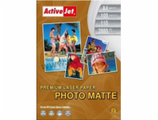 Activejet AP4-110M100L matt photo paper for laser printers; A4; 100 pcs