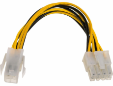 Akyga AK-CA-10 power cable Black/Yellow 0.15 m