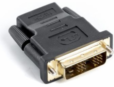 Lanberg AD-0013-BK cable gender changer HDMI DVI-D 18+1 Single Link Black