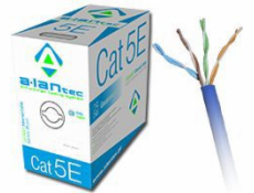 Alantec KIU5PVCB305 networking cable 305 m Cat5e U/UTP (UTP) Blue