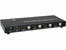 4-portowy przełącznik KVM HDMI/USB 4x1 z audio