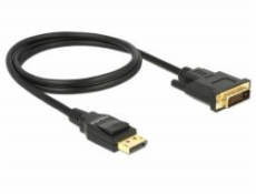 Delock Kabel Displayport 1.2 samec > DVI 24+1 samec pasivní 2 m černý