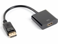 AV Lanberg DisplayPort adaptér - HDMI čierny (AD-0009-BK)