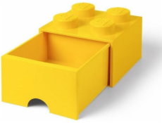 LEGO Brick Drawer 4 gelb, Aufbewahrungsbox