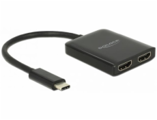 Delock USB Type-C™ Splitter (DP Alt Mód) > 2 x HDMI výstup 4K 30 Hz