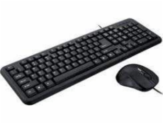 iBox OFFICE KIT II keyboard USB QWERTY English Black