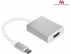 Maclean MCTV-842 USB kábel USB 3.2 Gen 1 (3.1 Gen 1) USB C USB A White