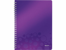 Leitz WOW Notebook A4 squared  wirebound with PP cover