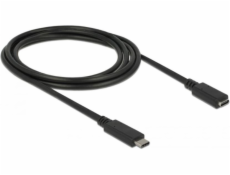 USB kábel Delock Extension USB-C 3.1 2 m čierny (85542)
