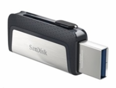 Sandisk Ultra Dual Drive USB Type-C USB flash drive 128 GB USB Type-A / USB Type-C 3.2 Gen 1 (3.1 Gen 1) Black Silver