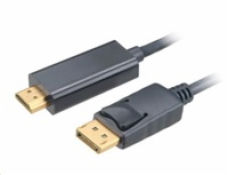 AKASA Kabel 4K DisplayPort na HDMI active, adaptér, 1.8m