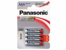 PANASONIC Alkalické baterie Everyday Power  LR03EPS/4BP AAA 1,5V (Blistr 4ks)