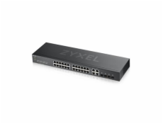 Zyxel GS1920-24v2, 28-port Gigabit WebManaged switch: 24x Gigabit metal +  4x Gigabit combo (metal/SFP), IPv6