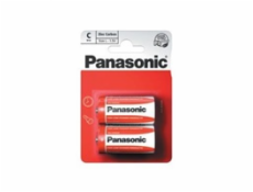 PANASONIC Zinkouhlíkové baterie Red Zinc R14RZ/2BP EU C 1,5V (Blistr 2ks)