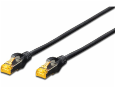 Premiumcord Patch kabel CAT6a S-FTP, RJ45-RJ45, AWG 26/7 5m černá